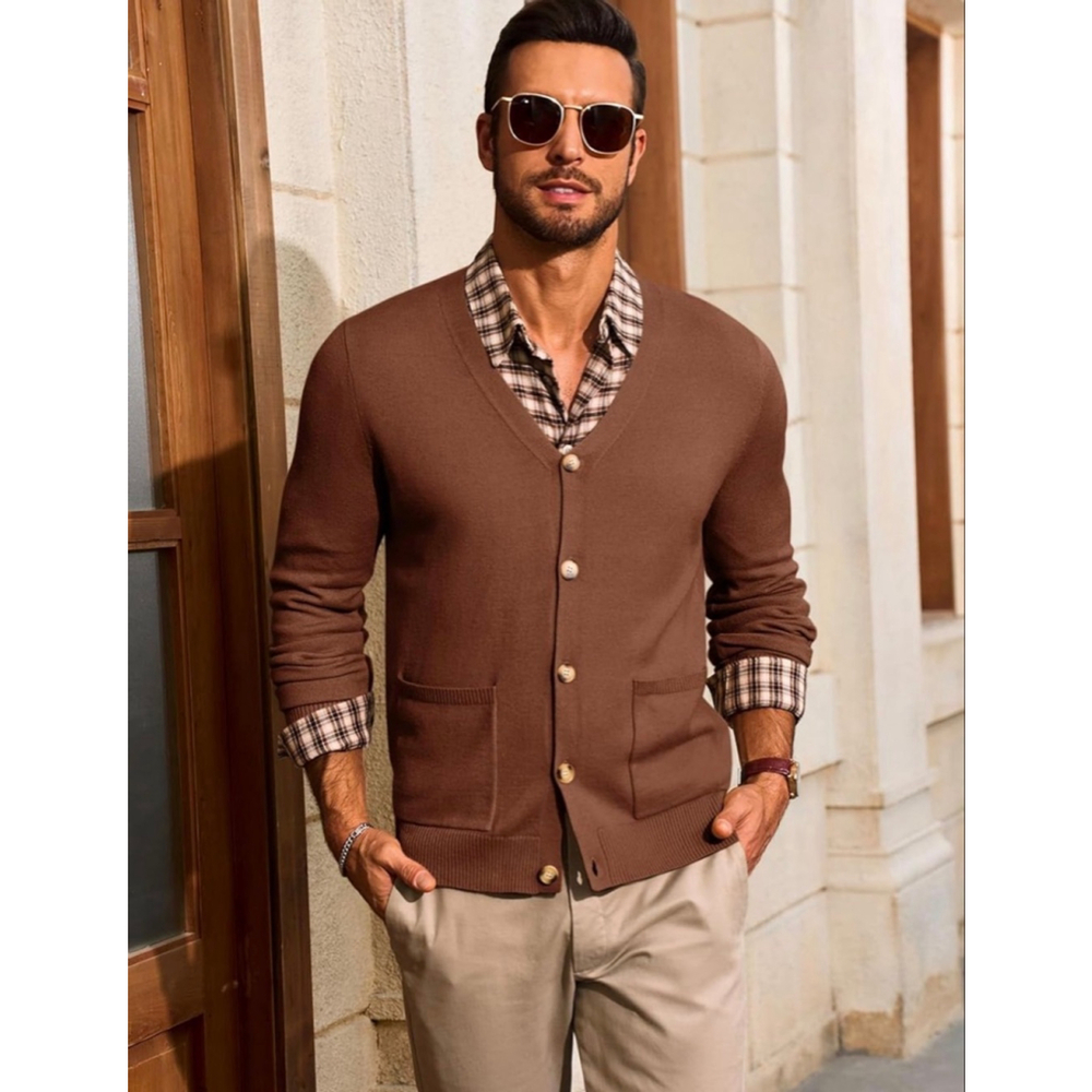 NEW Cardigan Button Down Sleeve Lightweight Knit Sweater XL - Picture 7 of 7